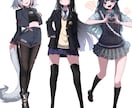 違和感のない立ち絵、描きます 細かい指定にも対応します。納品最短５日！ イメージ1