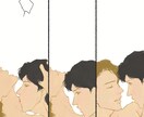 BL、ブロマンスイラストを描きます 挿絵／似顔絵／観賞用／SNSアイコン など イメージ3