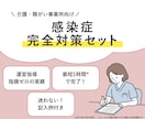 運営指導で指摘０！感染症の完全対策セット提供します 指針/委員会/研修が最短1時間で完了【介護・障がい対応】 イメージ1