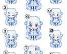 ドット絵でかわいいミニキャラ作ります アイコンにも、配信のお供にも！ イメージ2