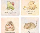 あたたかほっこり雰囲気の動物イラスト描きます SNSアイコンやチラシの挿絵等に♪ イメージ4
