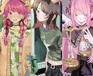 可愛いアイコン.サムネ.立ち絵etc.お描きします 背景込みの1枚絵もキャラクターイラストも作成します！ イメージ1