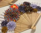 前撮りアイテム、扇子プロップスを作ります あなたの前撮りの準備お手伝いします イメージ4