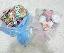 結婚式【コスメブーケ＆おつまみブーケ】作成します 結婚式、披露宴、二次会で使えるお揃いブーケ2点セット♪ イメージ2