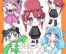 ミニミニキャラお描きします ちっちゃくてかわいいSDキャラです♡ イメージ1