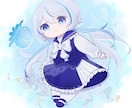 ゆるめ+かわいいキャラクターイラストを制作します MVやVの配信向けのイラスト、パーツ分けもok！ イメージ2