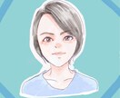 あなたにあった色合いと絵柄をご提案します おしゃれ可愛い水彩風イラストで、貴方の魅力を引出します！ イメージ3
