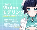 Vtuberモデルを制作します 【高可動域・高品質】【VBridger対応可】 イメージ1