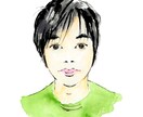 SNSアイコンにも！似顔絵描きます モノクロ、カラーどちらでもご指定OKです。 イメージ2