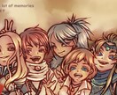イラスト描きます ゆるふわ系キャラのイラストで、レトロ調、水彩画風が得意です。 イメージ1