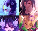 キラキラ可愛いイラスト描きます 商用利用OK！アイコン、立ち絵等幅広く受け付けております！ イメージ4