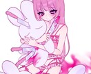 一枚絵、アイコン、ヘッダーお描きします ♡一枚絵やSNSで使用できる可愛いアイコンなどを制作します♡ イメージ3