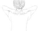 ビジネス向き！身体の線画イラスト描きます ビジネス教材等に使えます！女性向きイラストです。 イメージ6