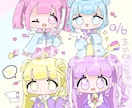 SNSアイコン向けのかわいいイラストを描きます デフォルメ系やかわいいものが好きなあなたにオススメ！ イメージ2