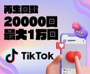 TikTok再生数最大10万回に増加させます あなたの投稿を世界中に拡散して再生数を増やします イメージ2
