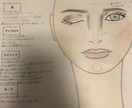 顔分析からメイクカルテ作成します 美容学生による顔分析！イメージ別アドバイスさせて頂きます！ イメージ3