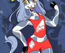 商用利用可能!キャラクター制作をします 女の子、モンスター、動物、ホラー系が得意です(商用利用可) イメージ1