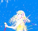 キラキラなイラスト制作します アナログ手法でカワイイ・ポップ・シンプルなイラスト描きます！ イメージ4