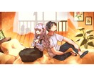 歌ってみた、動画などの一枚絵を作成します あなたのキャラクターを活かした一枚絵、可能です！ イメージ5