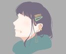 シンプル×オシャレな女の子(男の子も可)描きます 個性的な女の子男の子をデザインします イメージ1