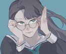 SNSアイコン、ヘッダー、イラスト作成します 雰囲気のある厚塗り風イラストやデフォルメイラストをお届け イメージ1