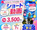 SNS投稿用ショート動画を制作いたします シンプルな編集を、手頃な価格で丁寧に。 イメージ1