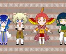 オリジナルキャラクターの立ち絵を制作します ポップなオリジナルキャラクターをデザインします！ イメージ3