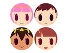 SNS用のかわいいアイコンを制作します 貴方の好きなキャラクターをアイコン化します イメージ1