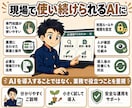 業務に合わせたAIツールをオーダーメイド開発します AI受付・チャットボット・業務自動化・社内活用まで対応します イメージ9
