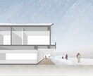 建物をイメージしやすい外観パースを提供します ２カット　外観パース　3月中のみ特別価格 イメージ4
