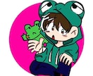 かわいい人物アイコン描きます SNSに使用しやすいオリジナルアイコンをお描きします。 イメージ1
