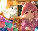 美麗で繊細、高彩度の一枚絵を描きます アニメ塗りによる細部までこだわった一枚絵を仕立てます イメージ3