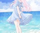 商用無料！目を引くかわいい女の子のイラスト描きます 二次利用無料！AI不使用！映えるイラストを制作します！ イメージ5