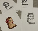 あなただけのオリジナルイラスト・ロゴ作成します AIでは表現できない、手描き感が好きな方におすすめ♡ イメージ2