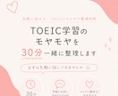 TOEIC学習のモヤモヤを30分一緒に整理します まずは気軽に話してみませんか？ イメージ1