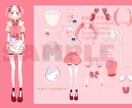 可愛いキャラクターデザインの立ち絵制作します TRPG配信用やVtuberさん立ち絵制作します！ イメージ5