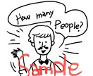 カフェ風手書きイラスト描きます SNSのアイコンがカフェボードのようなイラストに♪ イメージ2