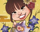 そっくりで可愛いキャラクター似顔絵を描きます フリーハンドで愛らしくデザインしたハイクオリティ似顔絵の制作 イメージ3