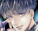 美形からオジ様まで。魅力的なイラストに仕上げます BLやNLも可能！格好良いイラストでアイコンを彩りませんか？ イメージ1