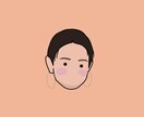 差し障りのないプロフィール画像描きます SNSのプロフィール画像選びに困っているあなたに！ イメージ6