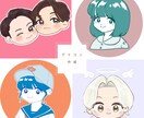 スピード対応！似顔絵SNSアイコン作成します ご希望の容姿or似顔絵のSNSアイコン作成します イメージ1