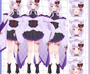 ふわふわ＆高可動Live2Dモデリング制作致します ふわふわ揺れで可愛い！高可動域モデル◎ イメージ4