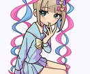 Y2Kニュアンス女子描きます 韓国アイドルみたいなアンニュイかわいいイラスト イメージ4