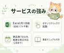 Excel VBAマクロで業務を自動化します 5,000円〜/Excelの定型処理/ボタン操作で効率化 イメージ3