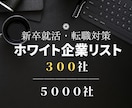 25卒特化！評価トップのホワイト企業リスト渡します 全５０００社中『働きやすさ』トップクラスの３００社を選出！ イメージ1