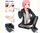 アイコンや立ち絵など！幅広く対応します 最短10日でお届け！明るくてかわいいイラストが得意です◎ イメージ3