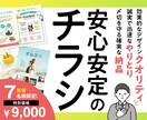 先着7名様限定！特別価格でプロがチラシをつくります 品質、やりとり、納品。安心安定のサービスを心がけています イメージ1