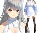 Vtuber用キャラデザ～モデリングまで作成します 高品質・イラスト＆モデリングを一括作成 イメージ8