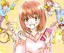 綺麗系イラストで一枚絵、バナー、似顔絵描きます 明るい可愛らしい絵を丁寧に描きます！ イメージ2