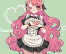 アイコン・ヘッダー・1枚絵に！イラスト作成します オリジナル、版権等々お望みのデジタルイラストをお描きします！ イメージ1